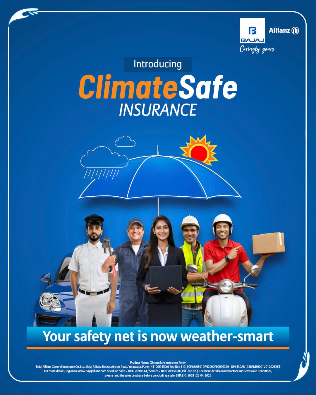ClimateSafe - powered by Plutas Insure, in partnership with Bajaj General Insurance